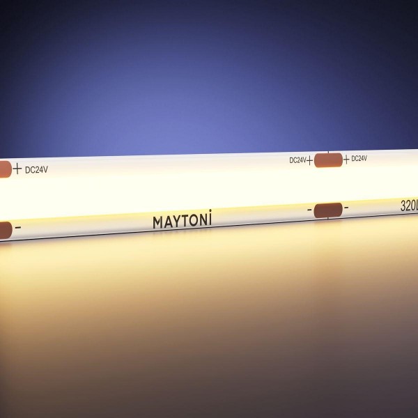 Светодиодная лента Maytoni 8W/m 320LED/m COB теплый белый 5M 201070 — Дзинь ля-ля