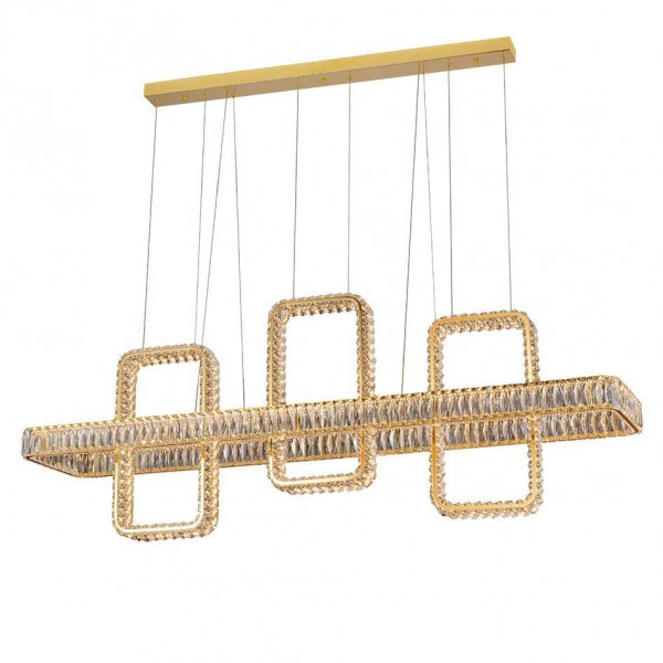 Подвесной светодиодный светильник Newport 8230 8233+1/S gold new М0066958 &mdash; Дзинь ля-ля