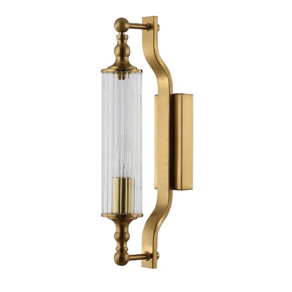 Бра Crystal Lux Tomas AP1 Brass &mdash; Дзинь ля-ля