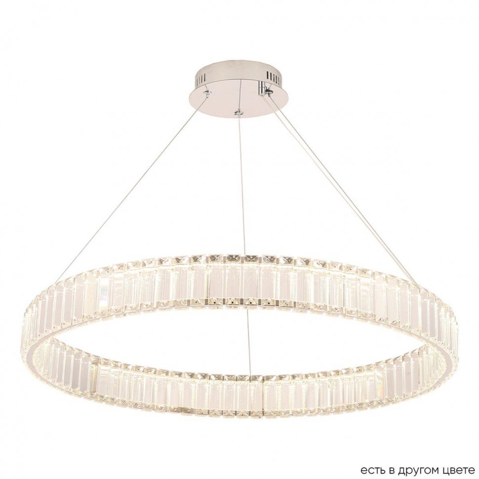 Подвесной светодиодный светильник Crystal Lux Musika SP70W Led Chrome фото 1 &mdash; Дзинь ля-ля