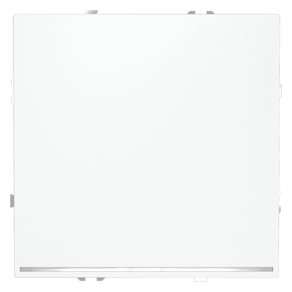 Выключатель встраиваемый VOLTUM S70 одноклавишный с подсветкой 10А, (белый матовый) фото 1 — Дзинь ля-ля