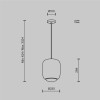 Подвесной светильник Maytoni MOD466PL-L12GR3K фото 2 &mdash; Дзинь ля-ля