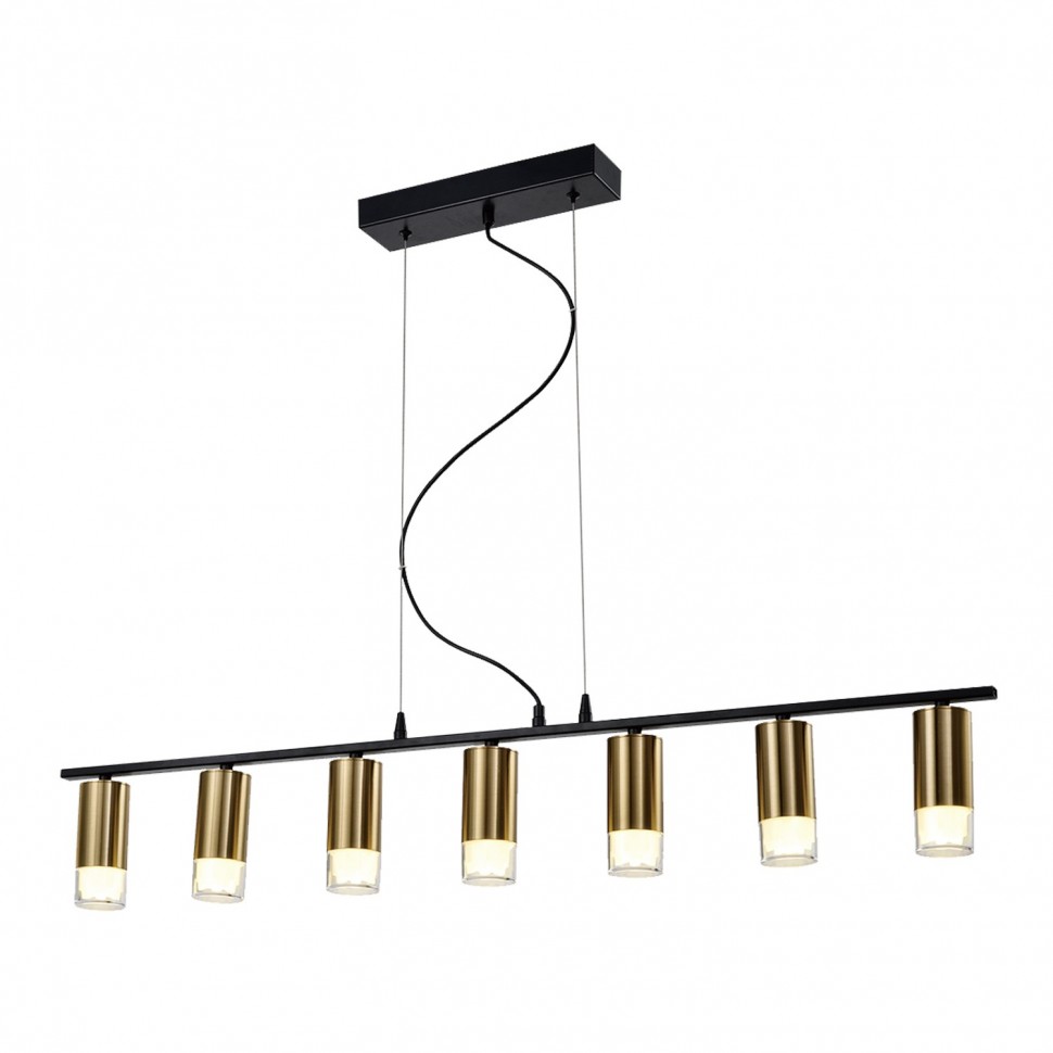 Люстра в стиле модерн G31002/7BK BR Gerhort фото 1 — Дзинь ля-ля