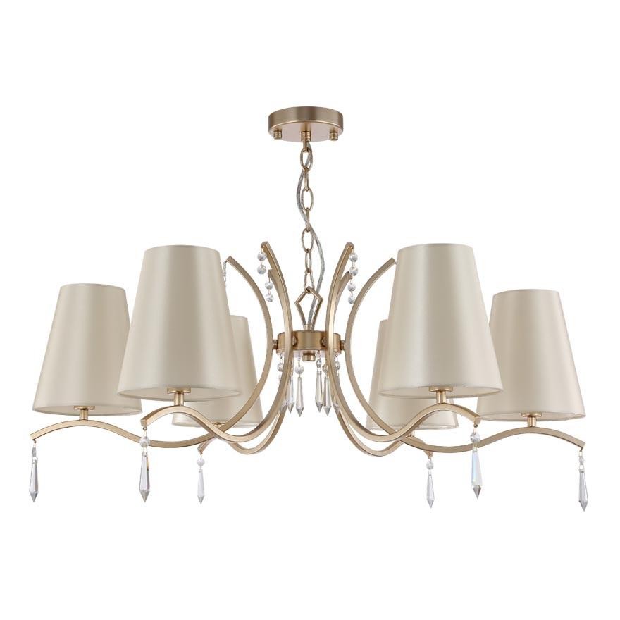 Подвесная люстра Crystal Lux Renata SP6 Gold фото 1 &mdash; Дзинь ля-ля