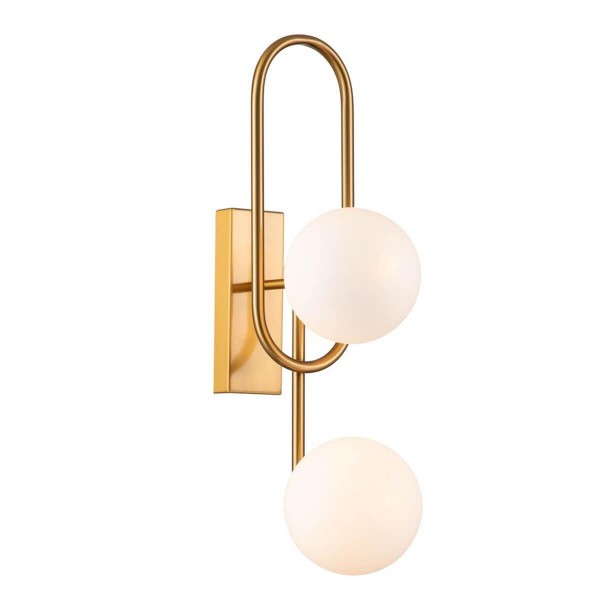 Бра Indigo Opaco 11015/2W Brass V000151 — Дзинь ля-ля