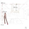Подвесной светильник LOFT IT Thread 10388P/C Brass фото 3 &mdash; Дзинь ля-ля