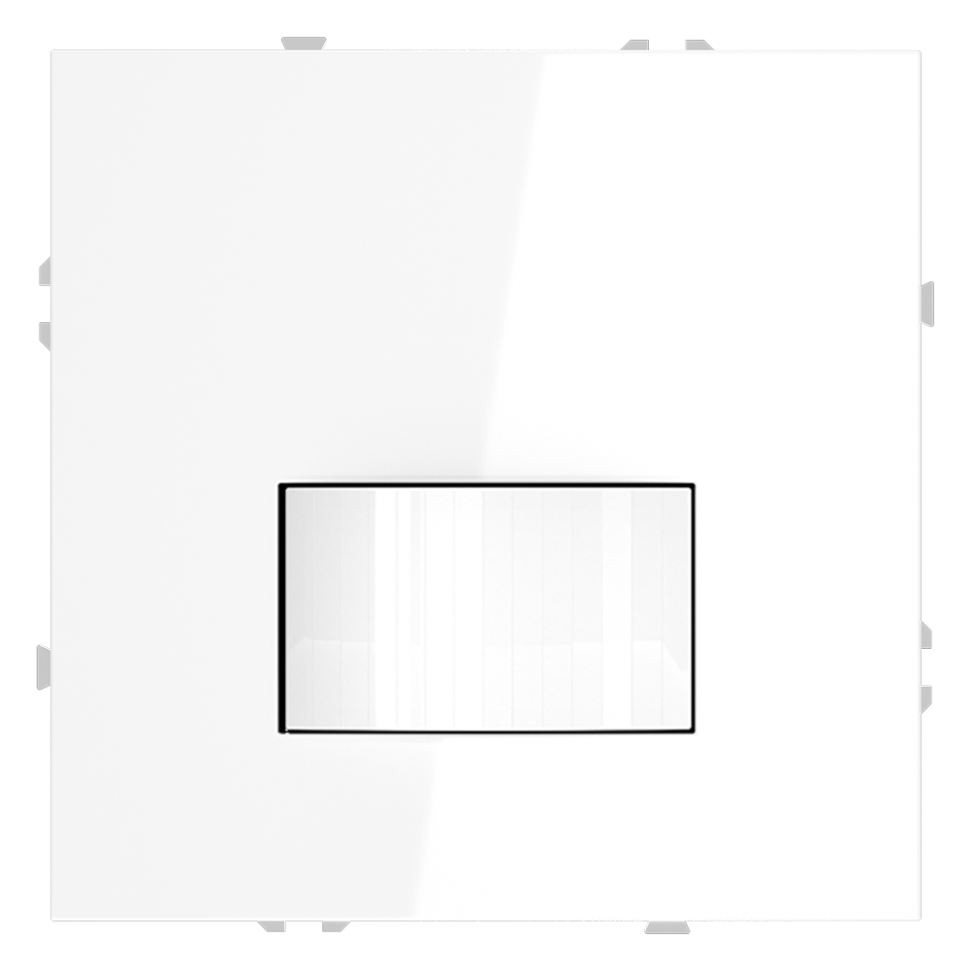 Датчик движения встраиваемый VOLTUM S70, (белый глянцевый) фото 1 — Дзинь ля-ля