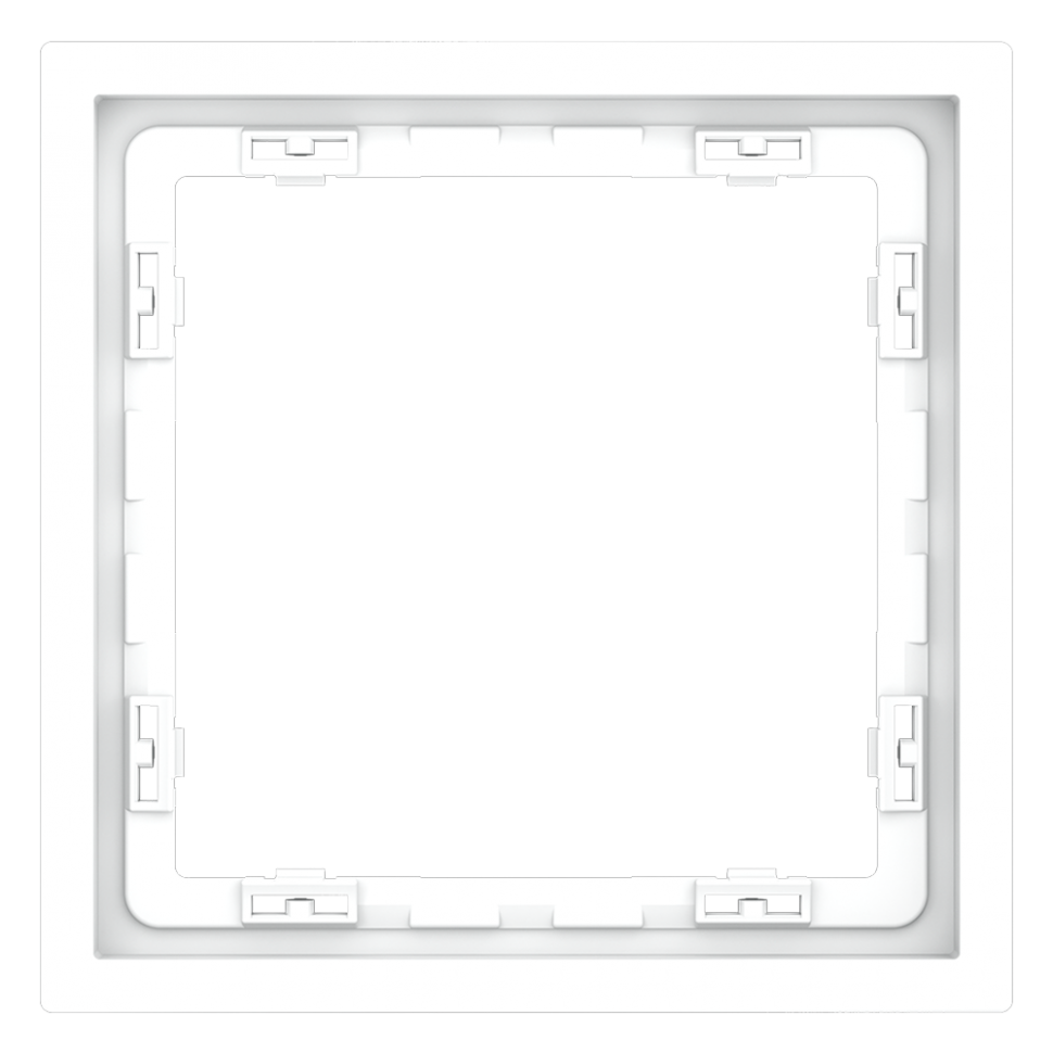 Рамка пластиковая VOLTUM S70 на 1 пост, (белый матовый) фото 1 — Дзинь ля-ля