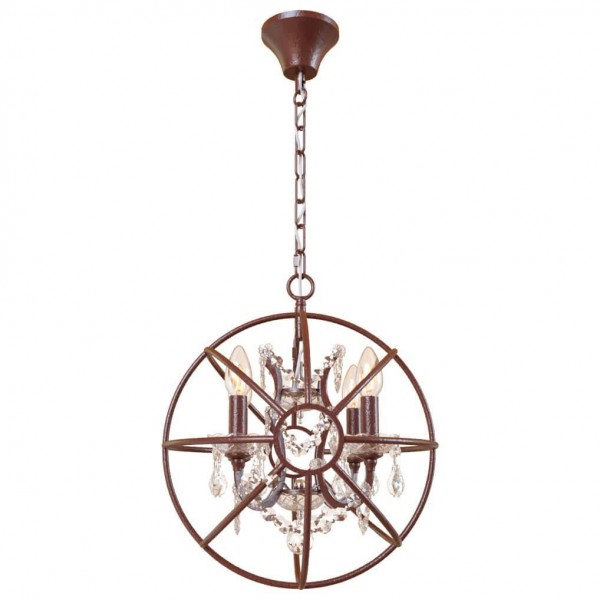 Подвесная люстра Loft IT Foucaults Orb Crystal Loft1897/4 — Дзинь ля-ля