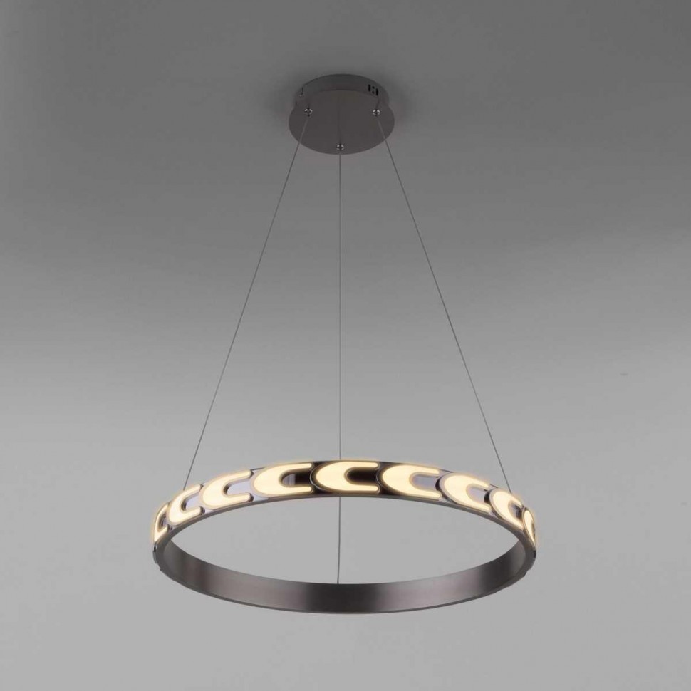 Подвесной светильник Eurosvet 90164/1 сатин-никель фото 1 &mdash; Дзинь ля-ля