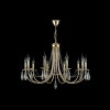 Подвесная люстра Crystal Lux Victoria SP10 Gold/Amber фото 6 &mdash; Дзинь ля-ля