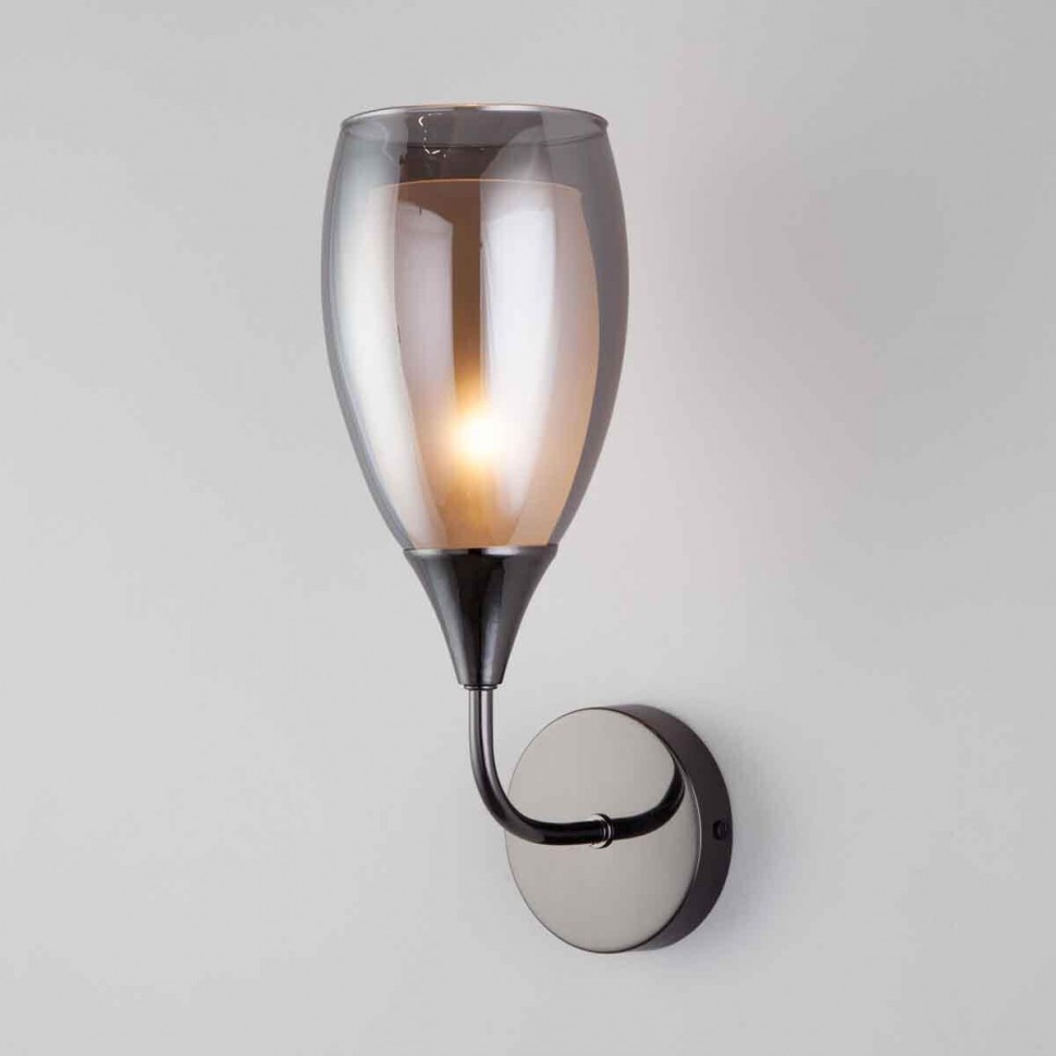 Настенный светильник Eurosvet Cosmic 50285/1 черный жемчуг фото 1 &mdash; Дзинь ля-ля