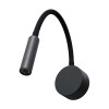 Бра 3W 145LM 3000K, черный Omega Lightstar 200137 фото 1 &mdash; Дзинь ля-ля