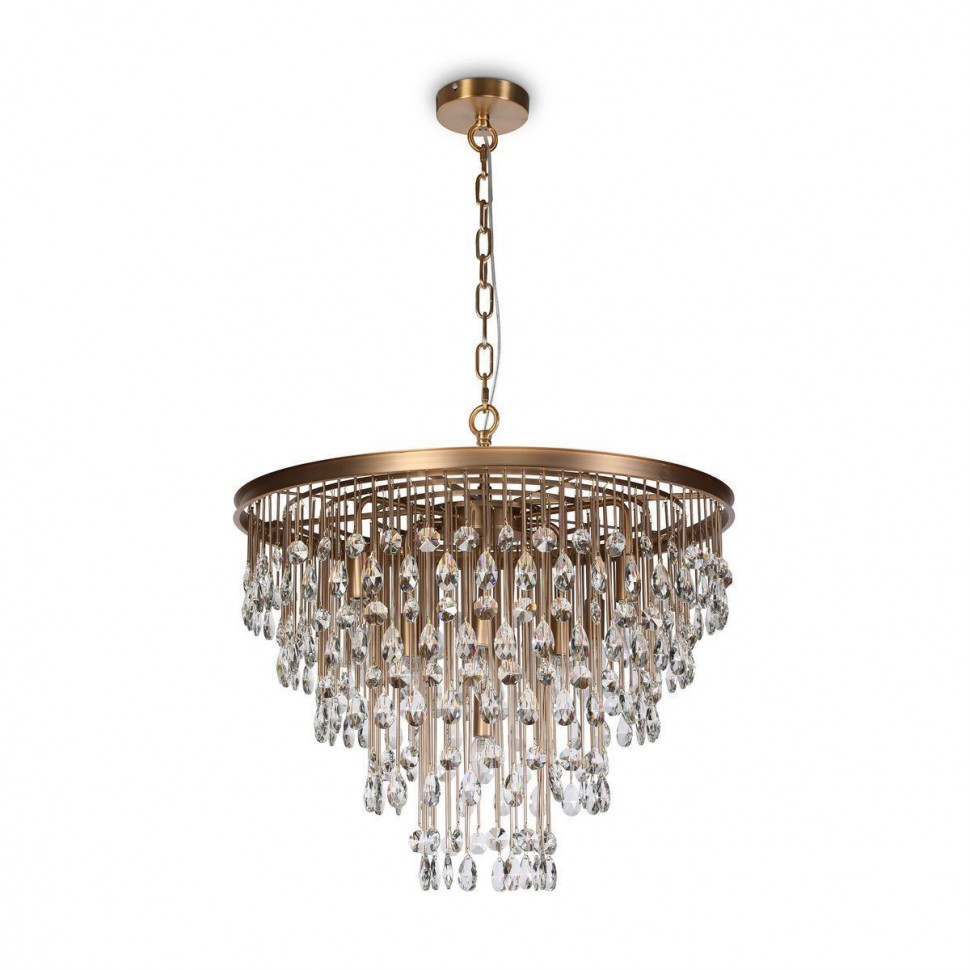 Подвесная люстра Maytoni Linn MOD091PL-09G фото 1 — Дзинь ля-ля