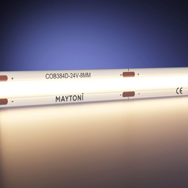Светодиодная влагозащищенная лента Maytoni 12W/m 384LED/m COB теплый белый 5M 201078 — Дзинь ля-ля