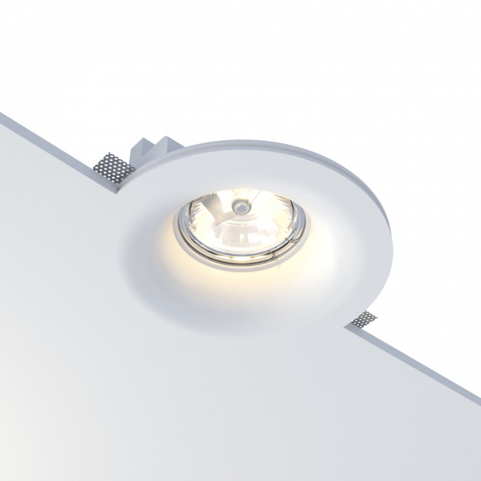 Преимущества гипсовых светильников для встраивания в потолок VS-001.1