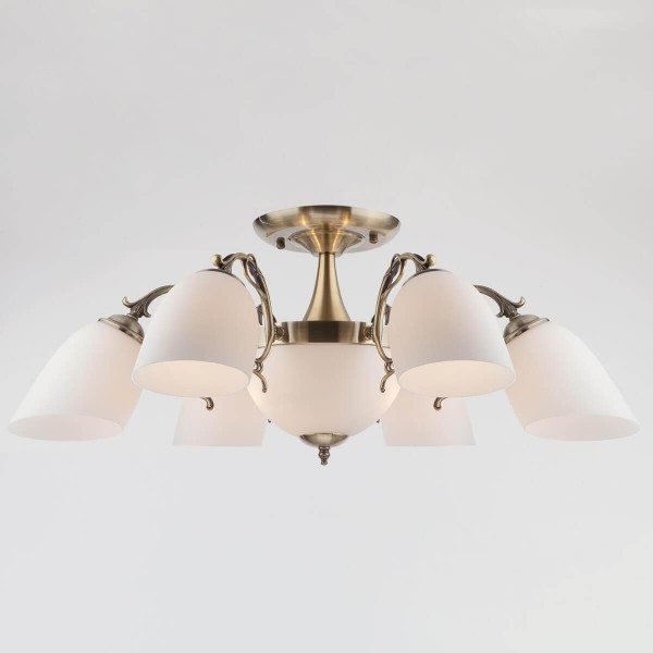 Потолочная люстра Eurosvet 22010/6+2 античная бронза &mdash; Дзинь ля-ля