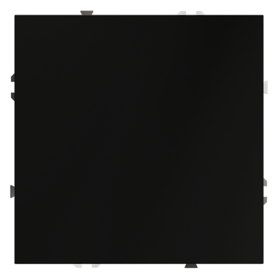 Заглушка VOLTUM S70 с суппортом, (черный матовый) фото 1 — Дзинь ля-ля