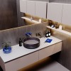 Рамка пластиковая VOLTUM S70 на 2 поста, (титан) фото 4 — Дзинь ля-ля