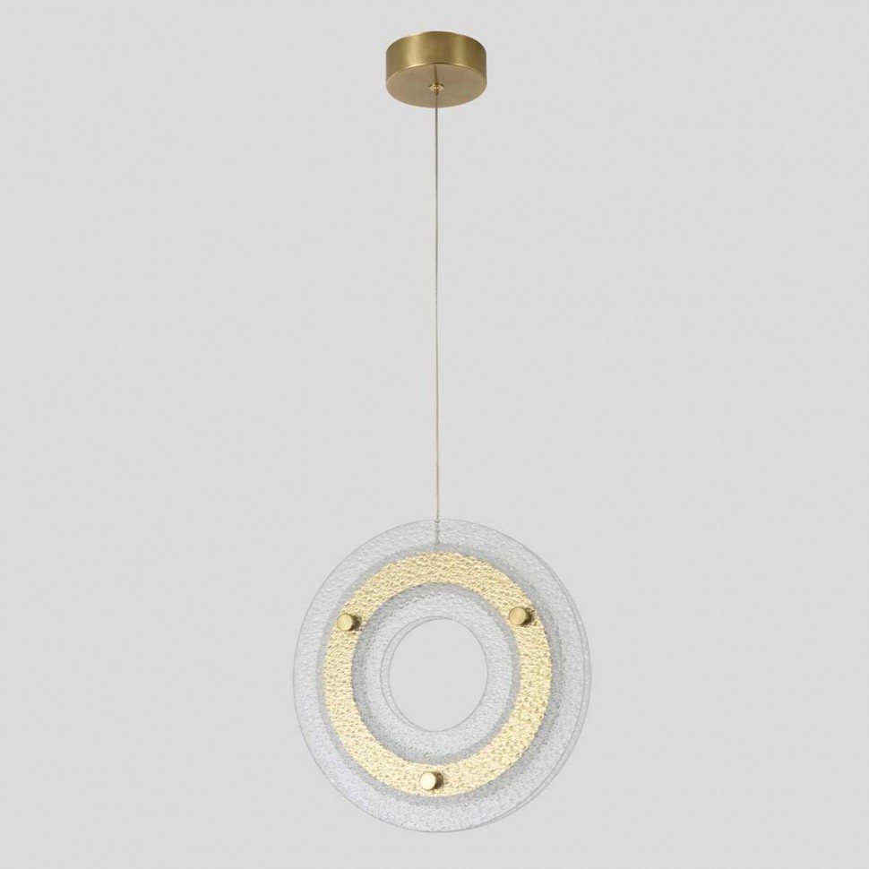 Подвесной светильник Crystal Lux DIEGO SP25W LED BRASS фото 1 &mdash; Дзинь ля-ля
