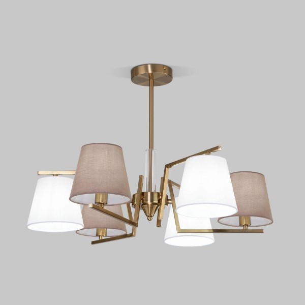 Потолочная люстра Eurosvet Ozark 60149/6 латунь &mdash; Дзинь ля-ля