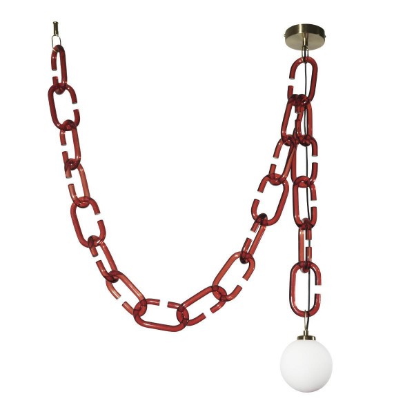 Подвесной светильник Loft IT Chain 10128C Red — Дзинь ля-ля