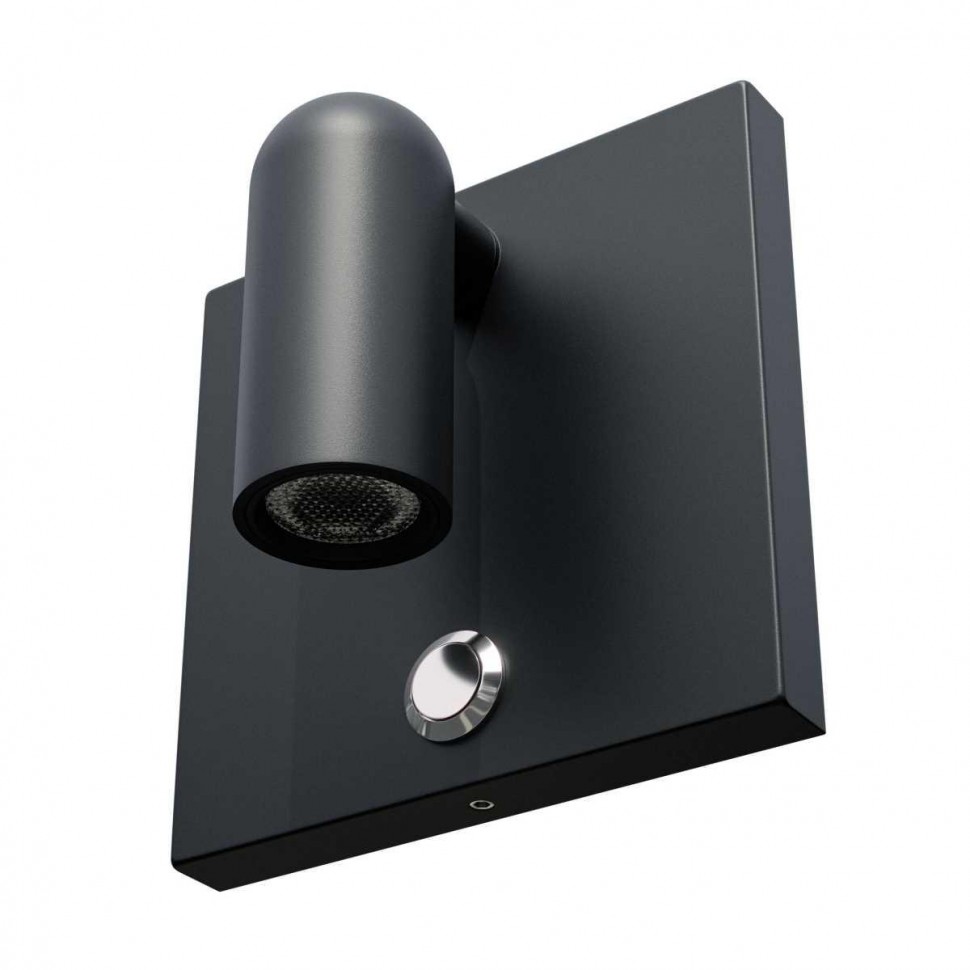 Бра 3W 277LM 3000K, черный Omega Lightstar 200937 фото 1 &mdash; Дзинь ля-ля