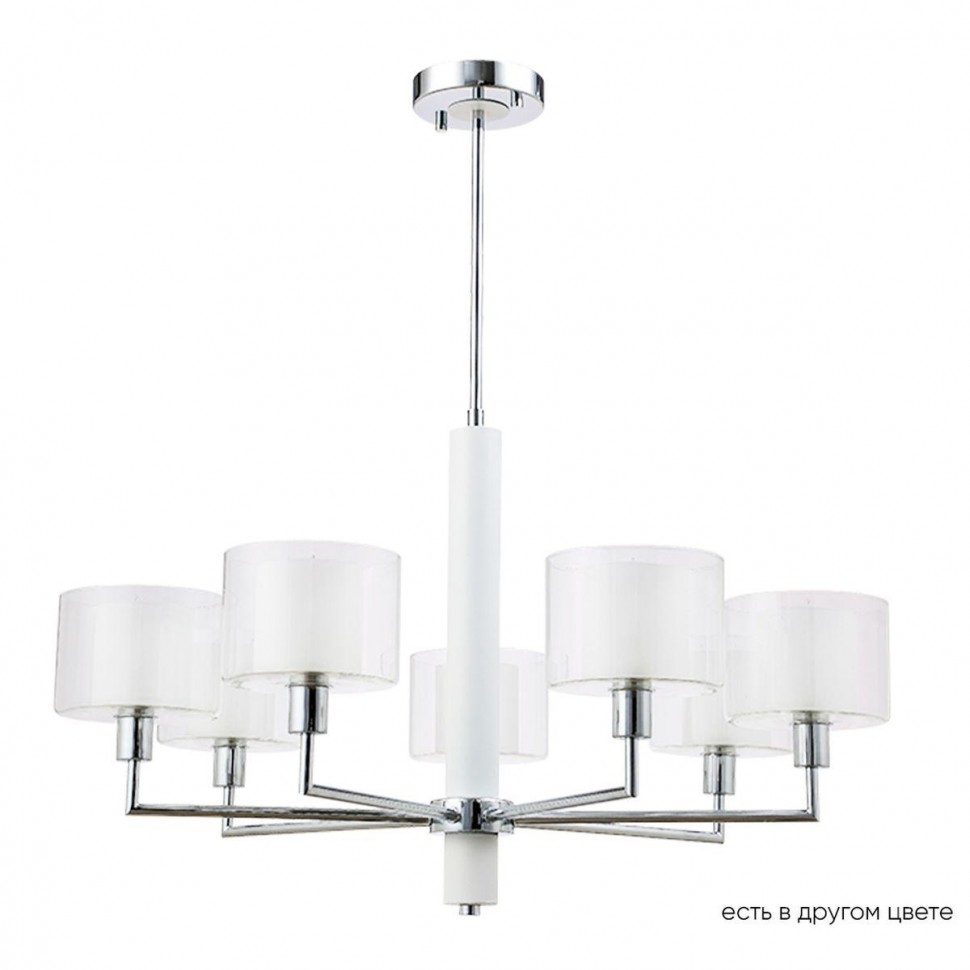 Подвесная люстра Crystal Lux Maestro SP-PL7 Chrome фото 1 &mdash; Дзинь ля-ля