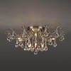 Потолочная люстра Eurosvet 10042/12 античная бронза/прозрачный хрусталь фото 4 &mdash; Дзинь ля-ля