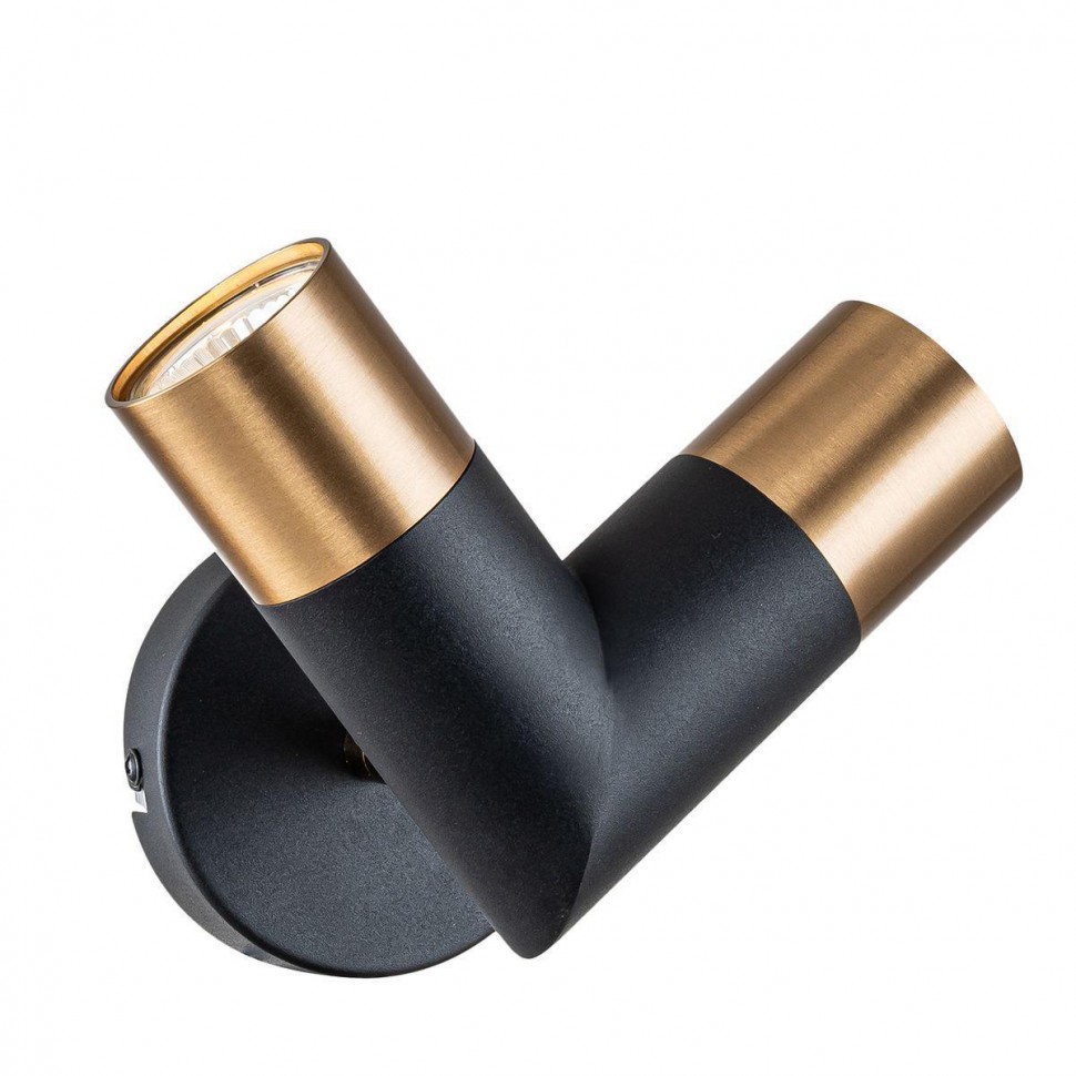 Бра Indigo Doppio 11036/2W Black V000454 фото 1 — Дзинь ля-ля