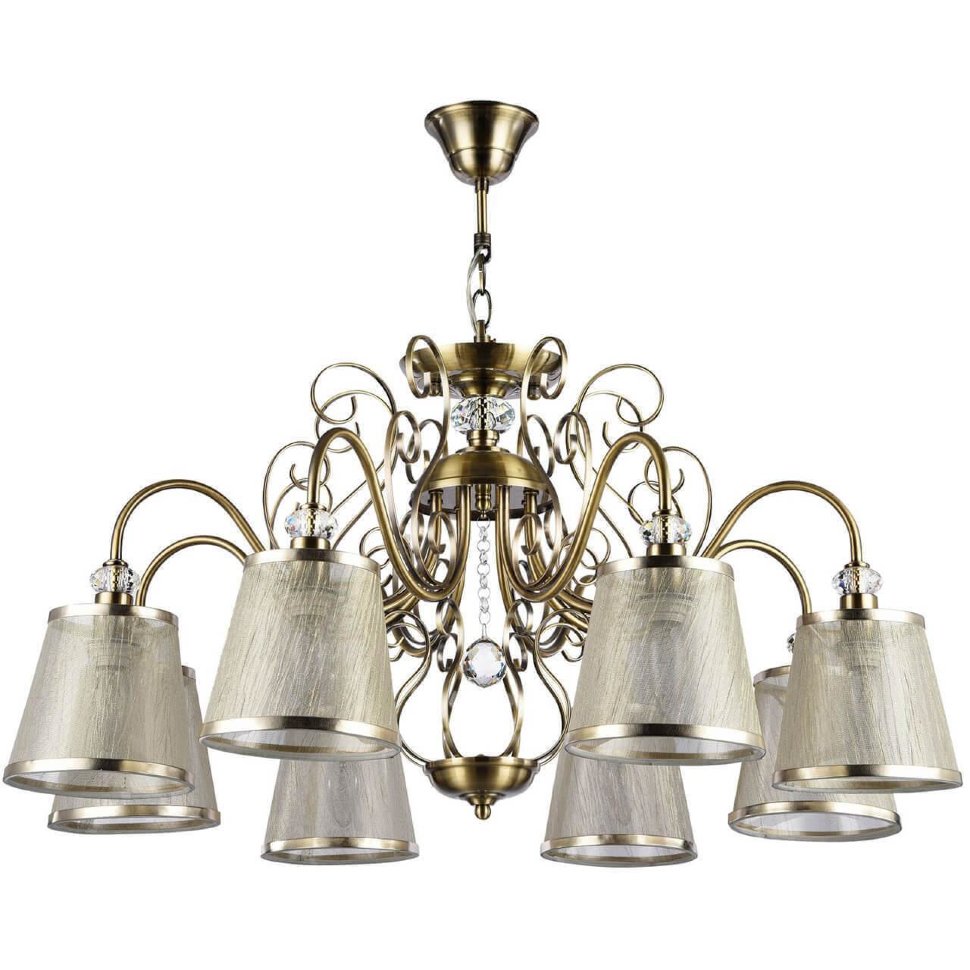 Подвесная люстра Freya Driana FR2405-PL-08-BZ фото 1 — Дзинь ля-ля