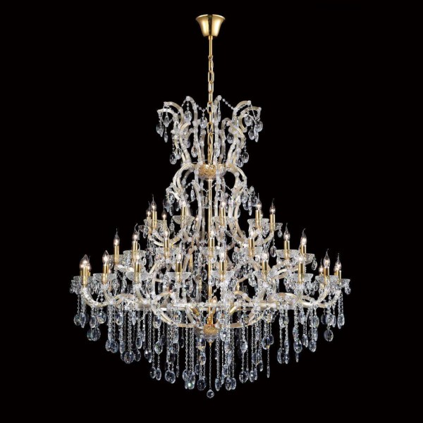 Каскадная люстра Crystal Lux Hollywood SP53 Gold &mdash; Дзинь ля-ля