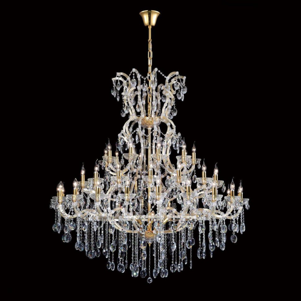 Каскадная люстра Crystal Lux Hollywood SP53 Gold фото 1 &mdash; Дзинь ля-ля