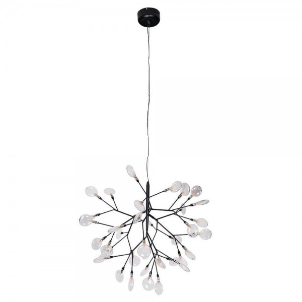 Подвесная люстра Crystal Lux Evita SP36 Black/Transparent &mdash; Дзинь ля-ля