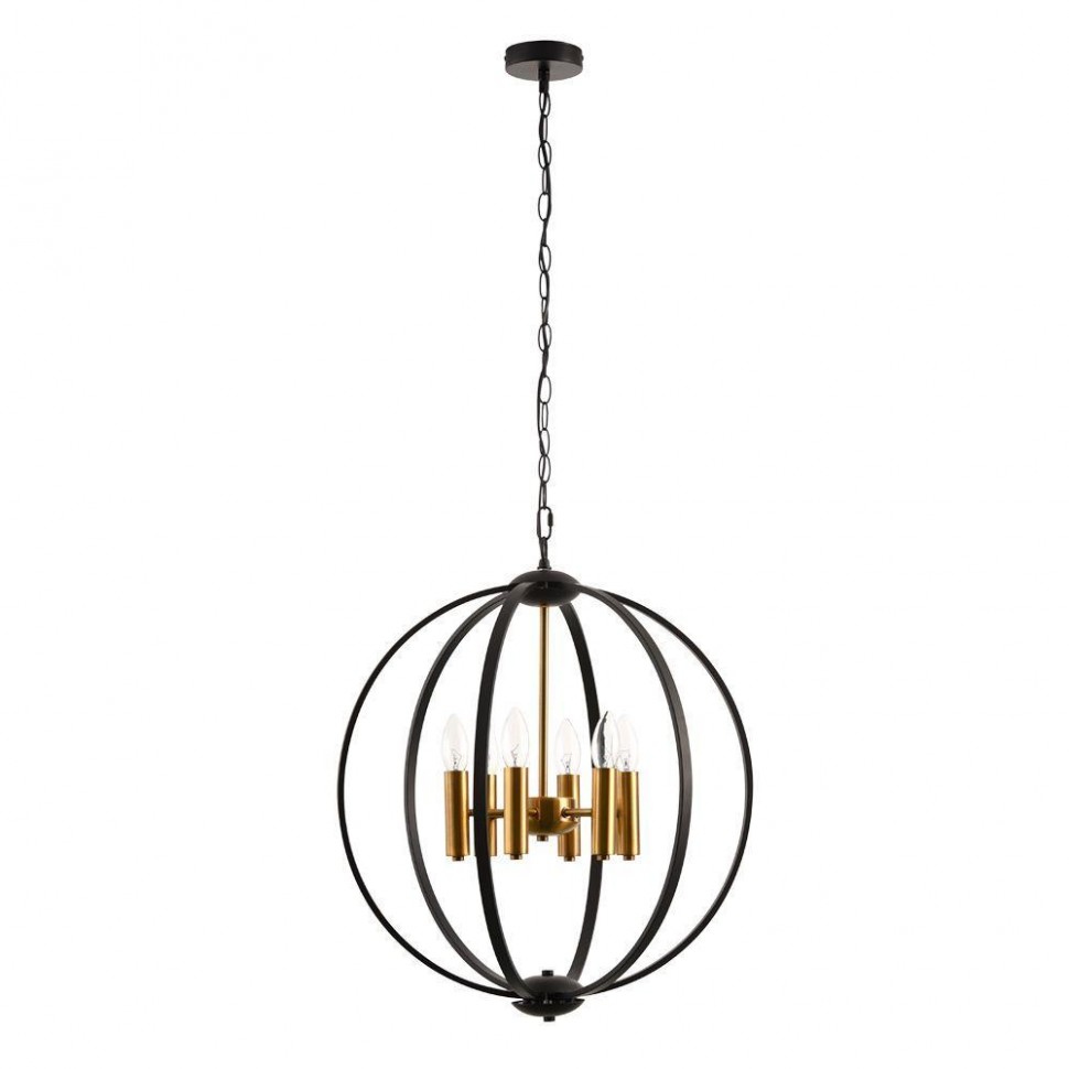 Подвесная люстра Arte Lamp Castula A7013SP-6BK фото 1 &mdash; Дзинь ля-ля
