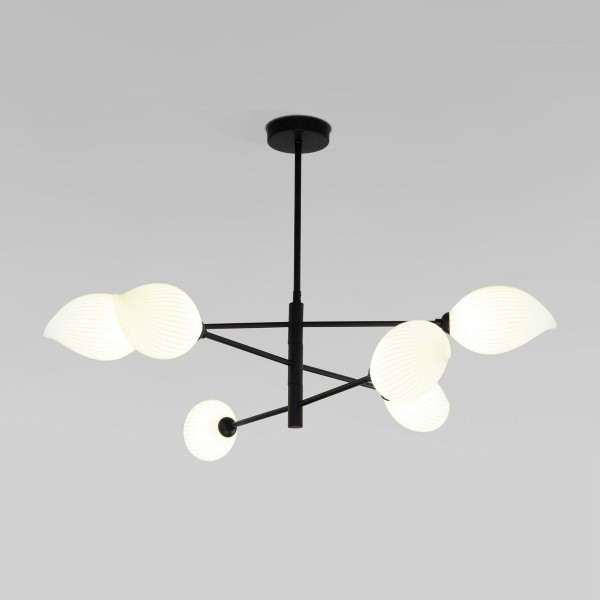 Подвесная люстра Eurosvet Sinki 30189/6 черный &mdash; Дзинь ля-ля